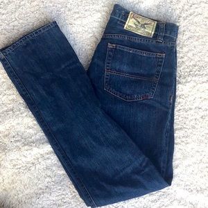 Men’s vintage blue denim jeans